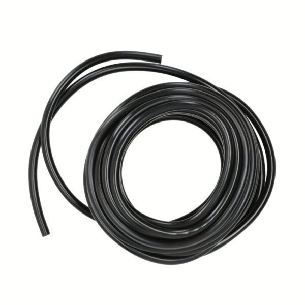 Gasoline hose rubber 5x8mm black per roll 10m