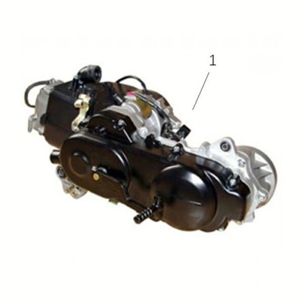 Technische Zeichnung Kompletter Motorblock