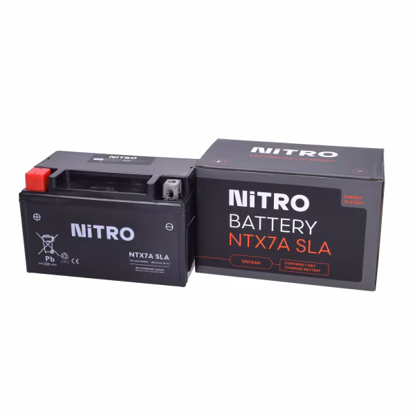 Accu nitro ntx7a-bs/ytx7a-bs sla/gel peugeot-4t, sco kymco 4t, sco china 4t, sco sym 4t