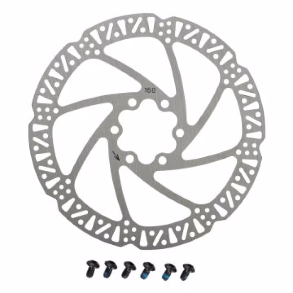 disque de frein hydraulique à 6 trous, diamètre 160 mm, pour fatbike
