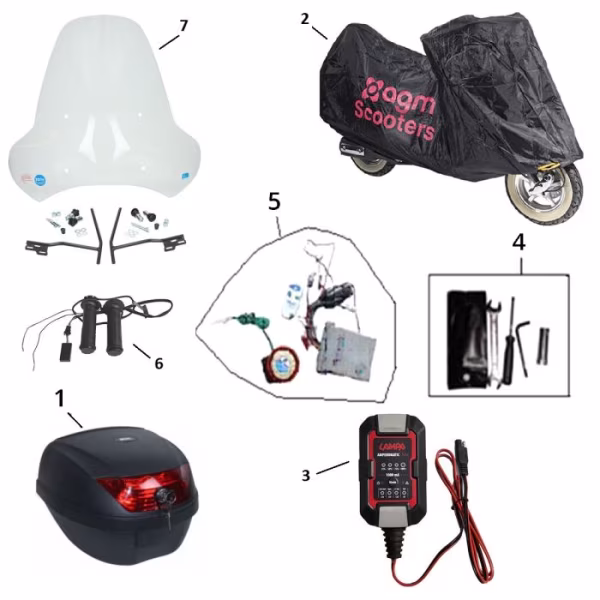 Technische tekening Accessoires
