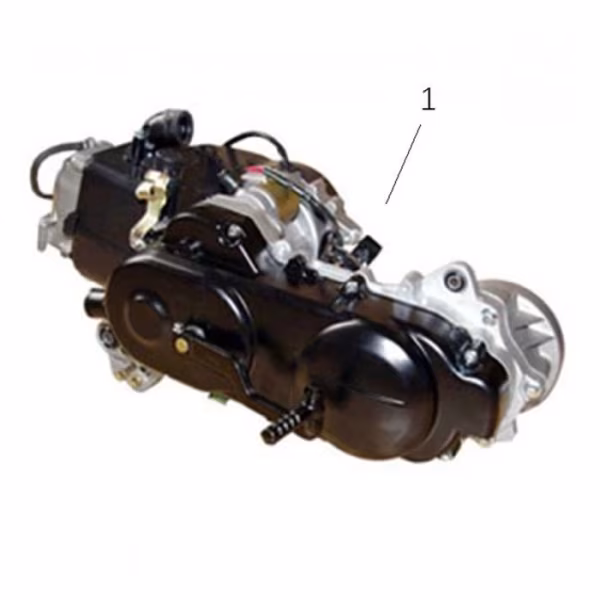 Technische tekening Motorblok